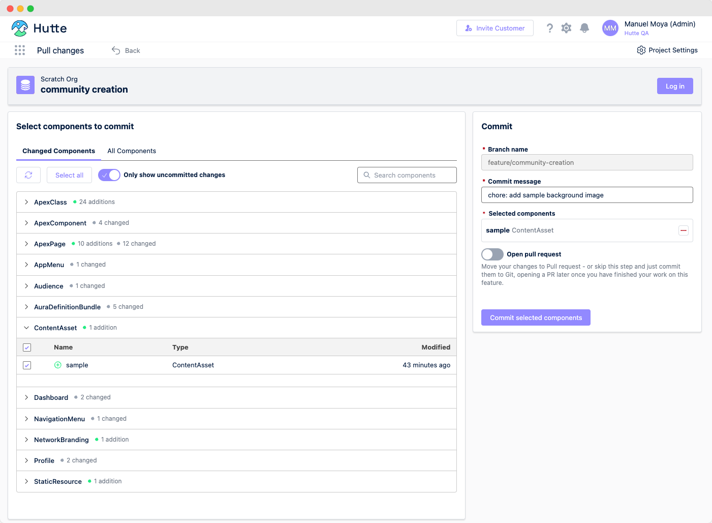 How to create an Experience Cloud (LWR and Aura) CI/CD with Hutte